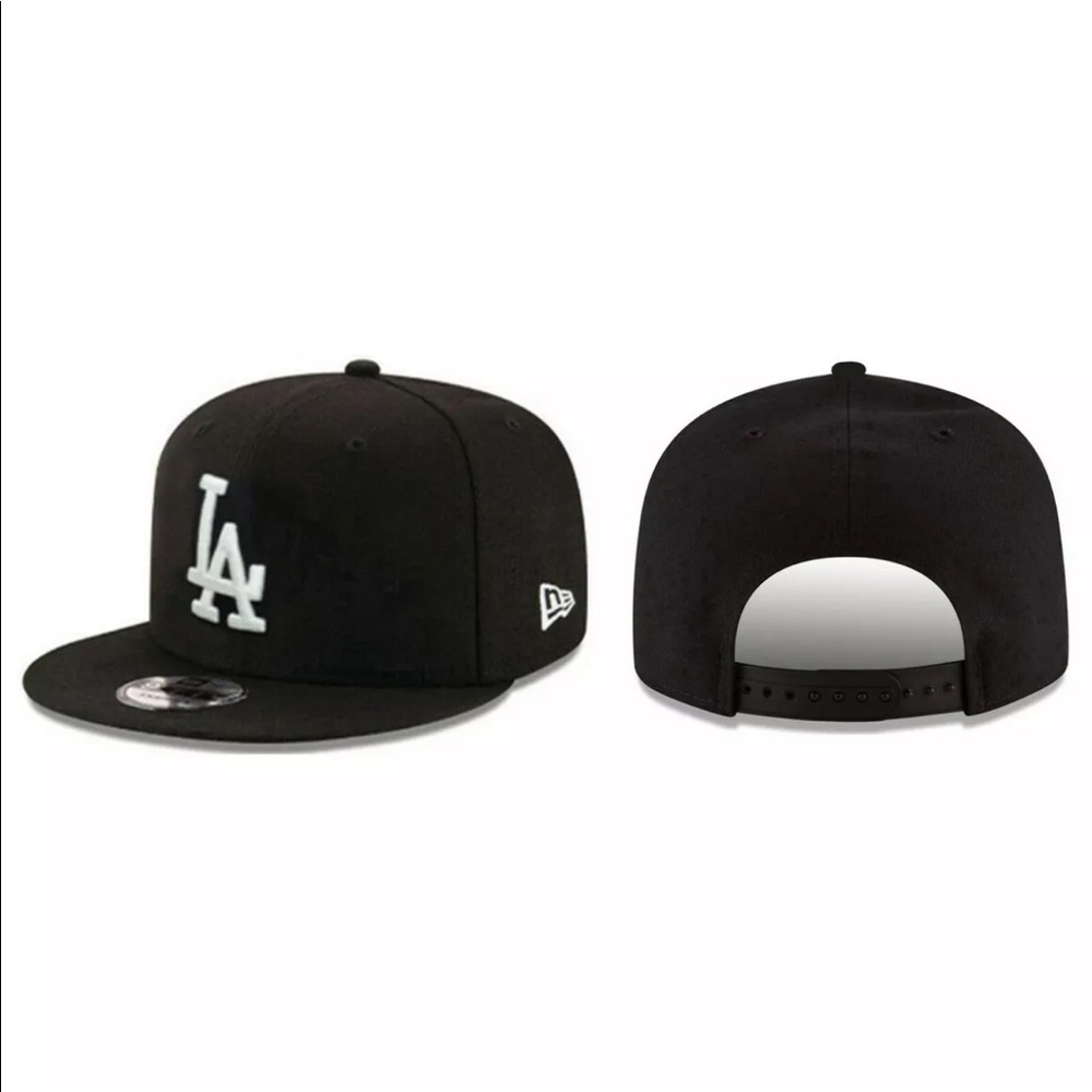 NEW ERA - MLB Baseball Hat - Los Angeles Dodgers 9FIFTY Snapback Cap - Black